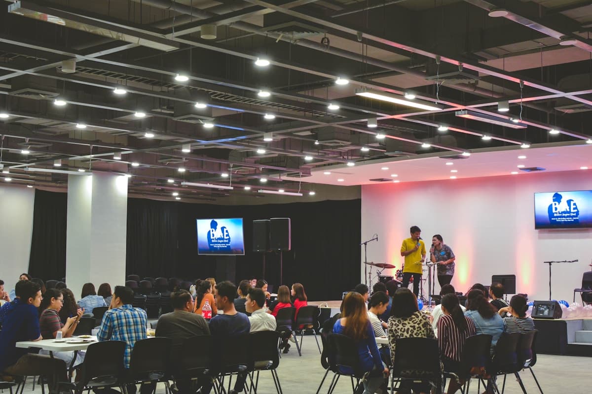 Young Cameroonian graduates discussing their career options